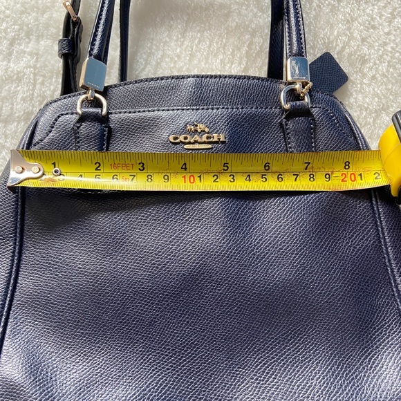 ❤️SOLD❤️ Coach cross-grained handbag/ crossbody EUC - Picture 8 of 9